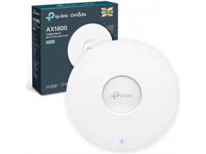 TP-Link EAP610 Access Point, AX1800 Wi-Fi 6 Dual Band Gigabit Wireless Access Points, Omada Mesh, Support PoE+Powered or DC, Easily Mount to Wall or Ceiling, Free EAP Controller Software