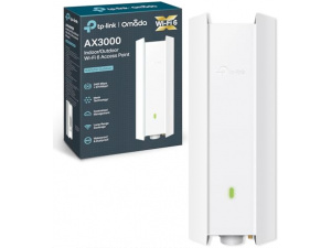 TP-Link EAP650-Outdoor WiFi 6 Access Point, AX3000 Dual Band Gigabit Wireless Access Points, Omada Mesh, PoE+ Powered, Indoor Outdoor Weatherproof, Seamless Roaming Extended Range, Cloud Management