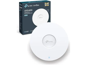 TP-Link EAP670 WiFi 6 Access Point, AX5400 Gigabit Wireless Access Points, Omada Mesh, PoE+ Powered 802.3at PoE+ or DC, Seamless Roaming, Easily Mount to Wall or Ceiling, Centralized Cloud Management