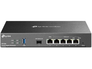 TP-Link SafeStream Business Gigabit Multi-WAN VPN Router, Supports IPsec/PPTP/L2TP/ OpenVPN, Up to 100 IPsec VPN Tunnels, Easy Management (ER7206)