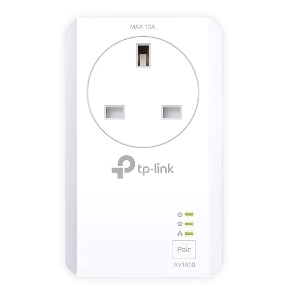 TP-Link TL-PA7027PKIT Passthrough Powerline Adapter Kit, AV1000 2-Port Gigabit, Powerline Network Adapters Speed up to 1000 Mbps, 4K Video Streaming and Online Gaming, No Configuration Required - Image 5