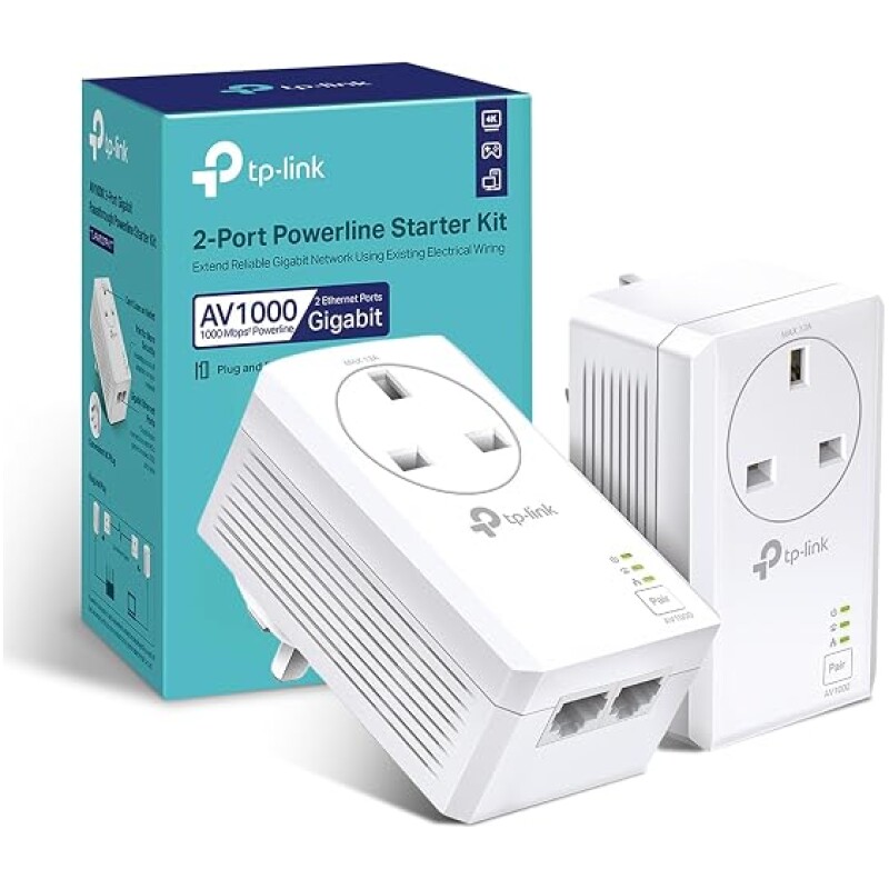 TP-Link-TL-PA7027PKIT-Passthrough-Powerline-Adapter-Kit-AV1000-2-Port-Gigabit-Powerline-Network-Adapters-Speed-up-to-1-B08DVGRQ59