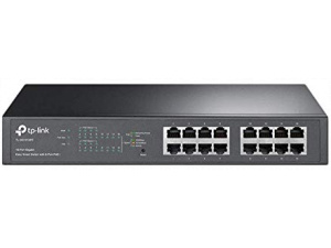 TP-Link TL-SG1016PE 16-Port Gigabit Ethernet Splitter PoE Switch, 8 802.3af/at PoE+ Ports up to 30 W for each PoE Port and 150 W for all PoE Ports, Metal Casing Network Swtich, IGMP Snooping, VLAN