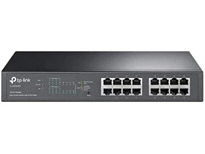 TP-Link TL-SG1016PE 16-Port Gigabit Ethernet Splitter PoE Switch, 8 802.3af/at PoE+ Ports up to 30 W for each PoE Port and 150 W for all PoE Ports, Metal Casing Network Swtich, IGMP Snooping, VLAN