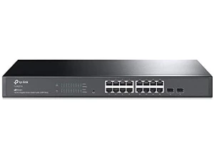 TP-Link TL-SG2218 18 Port Gigabit Smart Switch, 16? Gigabit RJ45 ports and 2? Gigabit SFP slots, Network Switch, Power Saving, Plug & Play, Metal Case, Ethernet Switch, Ethernet Splitter