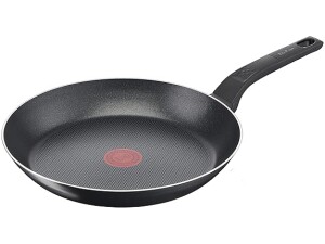 Tefal B55506 Easy Cook and Clean frying pan, non-stick, thermal signal, sturdy base, easy to clean, deep shape, no induction, black, 28 cm