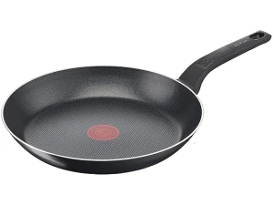 Tefal B55506 Easy Cook and Clean frying pan, non-stick, thermal signal, sturdy base, easy to clean, deep shape, no induction, black, 28 cm