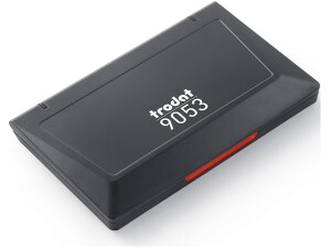 Trodat 9053 Large Stamp Pad For Tradtional Rubber Stamps - 158 x 90 mm - Red