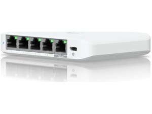 Ubiquiti USW-FLEX-2.5G-5 UniFi Flex 2.5G Ultra Compact 5 Port POE/USB-C Powered Managed Switch