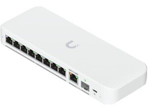 Ubiquiti USW-FLEX-2.5G-8 UniFi Flex 2.5G Ultra Compact 8 Port POE/USB-C Powered Managed Switch