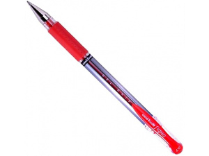 Uni-Ball 751107000 UM-151S Signo Gel Pens with Gel Grip, Red Gel, 0.7mm Stainless Steel Nib (Pack of 12)