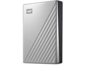 WD 2TB My Passport Ultra, portable external storage, external hard drive, software with defense against ransomware, backup and password protection, Works with PC, Xbox S|X, Playstation, Silver