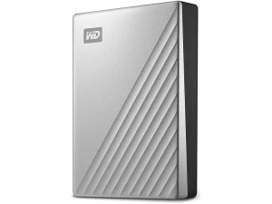 WD 2TB My Passport Ultra, portable external storage, external hard drive, software with defense against ransomware, backup and password protection, Works with PC, Xbox S|X, Playstation, Silver