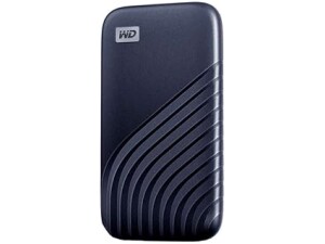 WD My Passport SSD, 1TB Portable External SSD, read speeds up to 1050 MB/s, write speeds up to 1000MB/s, Portable SSD, Works with PC, Xbox and Playstation, Midnight Blue