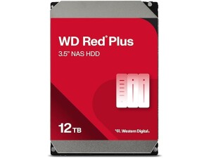 WD Red Plus 12TB NAS 3.5" Internal Hard Drive - 7200 RPM, SATA 6Gb/s, CMR, 256MB Cache