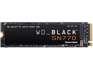 WD_BLACK SN770 1TB NVMe M.2 SSD, M.2 2280 NVMe SSD, Gaming Solid State drive, PCIe Gen4, High Performance Gaming drive, Read speeds up to 5150 MB/s