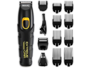 Wahl Extreme Grip 7 in 1 Multigroomer, Beard Trimmer for Men, Nose Hair Trimmer, Men’s Stubble Trimmers, Body Shaver and Trimmer, Beard and Body Trimmers, Male Grooming Set