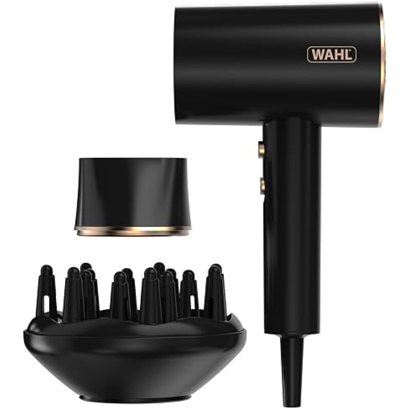 Wahl-Ionic-Flow-Hair-Dryer-Lightweight-with-Diffuser-Concentrator-Nozzle-B0D98BMKQK