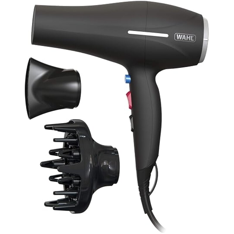 Wahl-Ionic-Smooth-HairdryerCool-Shot-Button-3-Heat-and-2-Speed-Settings-Quick-Dry-Airflow-Fast-Drying-Reduce-Static-B08GMP96GT