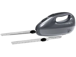 Wahl James Martin Electric Knife, Electric Carving Knife with Two Blades, Standard and Coarse Blades, Soft Grip Handle, Carving and Cutting Frozen Food, Meat, Vegetables, Food Preparation Knife