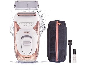 Wahl Ladies Shaver, Wet and Dry Hair Remover for Legs Underarms, Bikini Trimmer, Painless Hair Removal, Light Portable Shavers, Smooth Shaving for Women, Less Irritation, Showerproof Electric Razor