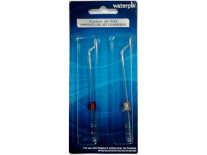 Waterpik Classic Jet Tip, Replacement Tip for Waterpik Dental Plaque Removal Tool to Clean Teeth and Gums, Pack of 2 (JT-100E)