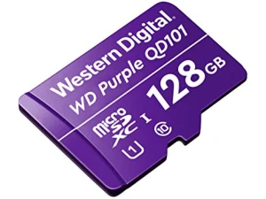 Western Digital WD Purple SC QD101 128GB Smart Video Surveillance microSDXC Card, Ultra Endurance Up to 64 TBW