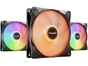 be quiet! Light Wings LX 120mm PWM Triple Pack, 3 fans included, illuminated hub, multiple colors and modes, optimized blades for extraordinary air pressure, daisy chain option, rifle bearing
