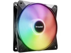 be quiet! Light Wings LX 120mm PWM high-speed fan, illuminated hub, frosted blades, multiple colors+modes, optimized blades for extraordinary air pressure, daisy chain option, rifle bearing