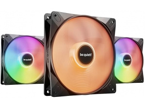 be quiet! Light Wings LX 140mm PWM Triple Pack, 3 fans included, illuminated hub, multiple colors and modes, optimized fan blades for extraordinary air pressure, daisy chain option, rifle bearing