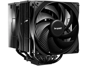 be quiet! Pure Rock Pro 3 air cooler, impressively high cooling capacity, 6 high-performance 6mm heat pipes, 2 optimized Pure Wings 3 120mm PWM fans, compatible with liquid metal thermal grease