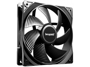 be quiet! Pure Wings 3 120mm fan, high top-end speed, low minimum rpm, optimized fan frame, newly designed fan blades, extraordinary air pressure, very quiet operation, rifle bearing