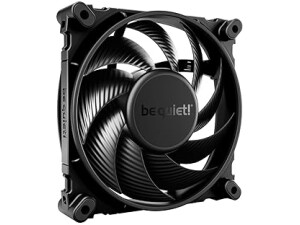 be quiet! Silent Wings 4 120mm PWM fan, optimized fan blades, extraordinary high performance, extremely high air pressure, virtually inaudible, 6-pole fan motor, fluid-dynamic bearing, elegant look