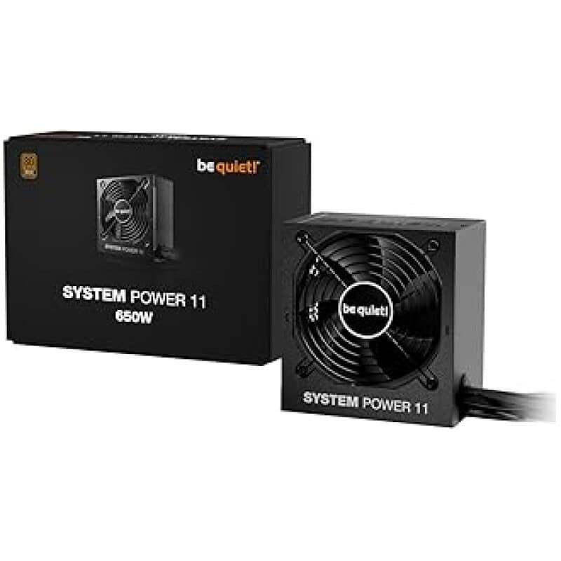 Be quiet! System Power 11 650W power supply for PC building and gaming.